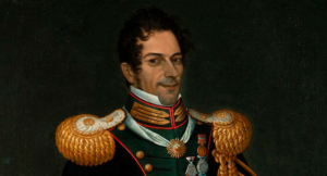 Coronel José María Aguirre, cuadro de Gil de Castro